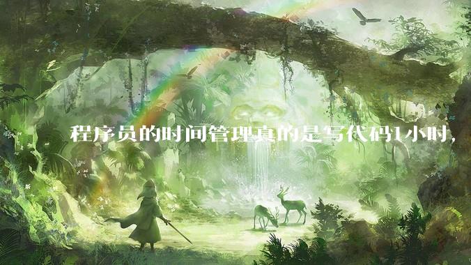 程序员的时间管理真的是写代码1小时，调试8小时吗？