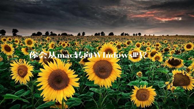 你会从mac转向Windows吗？